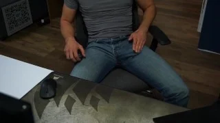 Cumming in my jeans while moaning and humping